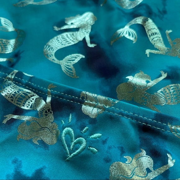 Mermaid🧜♀️Cozy Swim BUNDLE Fleece/Sequence Tail Blanket w/2 piece suit Sz 14 - Picture 14 of 15